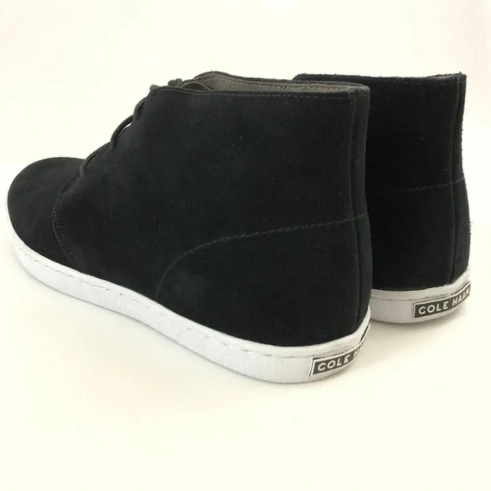 COLE HAAN Black Suede Chukka Boots Sneakers Pinch Weekender Mens Size 9.5